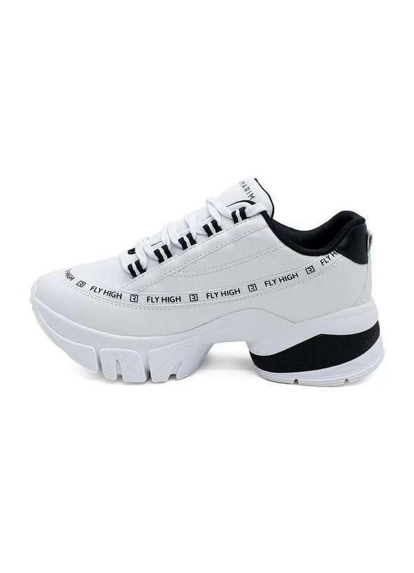 Ramarim - Tenis Ramarim Flatform Fly High Tratorado Feminino - Branco Branco