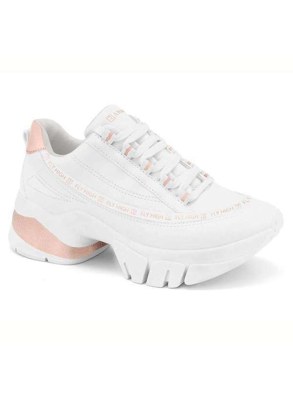 Ramarim - Tenis Ramarim Flatform Fly High Tratorado Feminino - Branco e ... Branco