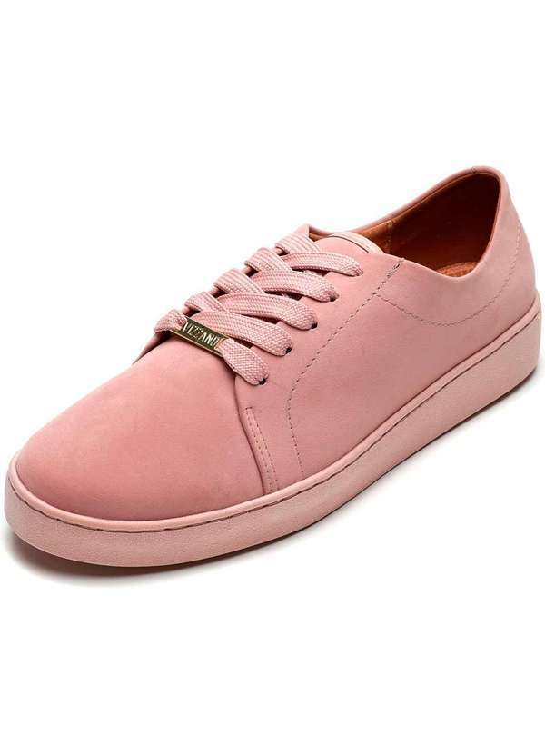Vizzano - Tenis Vizzano Camurca Casual Cadarco Feminino Rosa