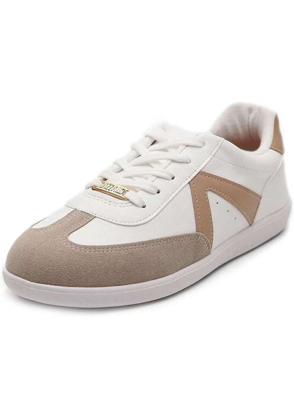 Vizzano - Tenis Vizzano Casual Feminino - Off White e Bege Bege