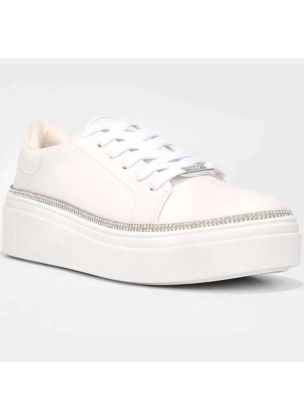 Vizzano - Tenis Vizzano Strass Feminino Branco