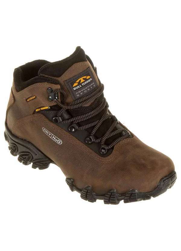 Bull Terrier - Bota Bull Terrier Alpina Dry Couro Masculina Marrom