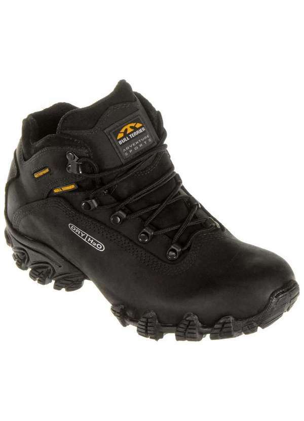 Bull Terrier - Bota Bull Terrier Alpina Dry Couro Masculina Preto