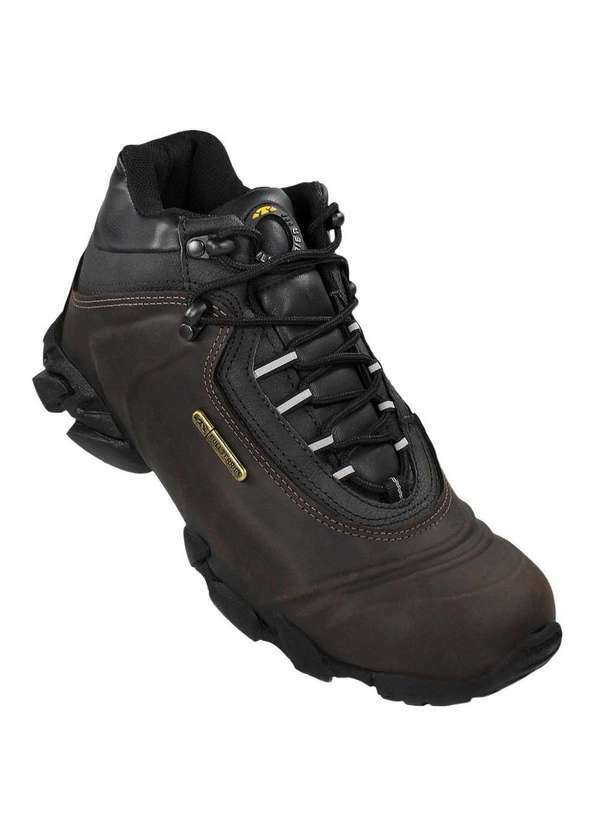 Bull Terrier - Bota Bull Terrier Attack Ii Couro Masculina Marrom