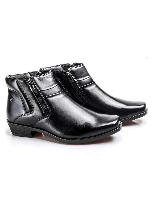 Rafarillo - Bota Couro Rafarillo Way Masculina - Preto Preto