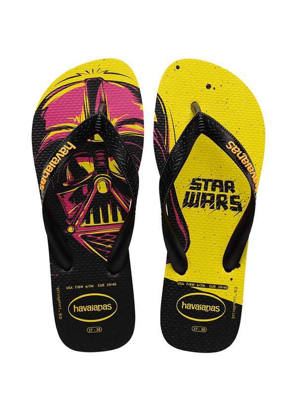 Havaianas - Chinelo Havaianas Star Wars Masculino Preto