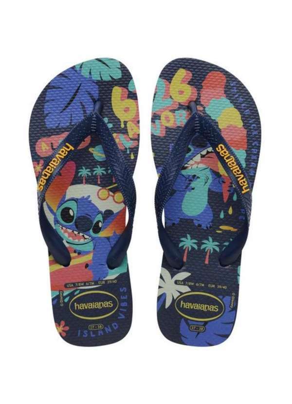 Havaianas - Chinelo Havaianas Top Disney Stitch Classico Azul