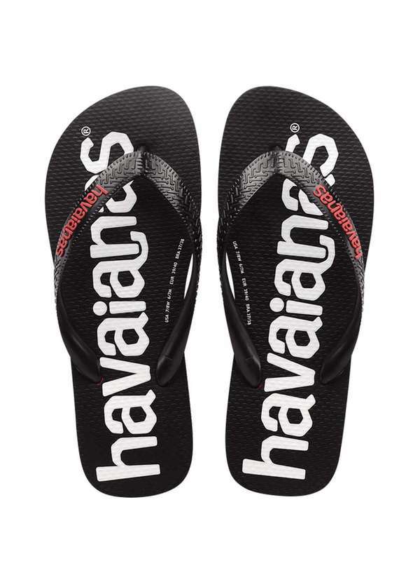 Havaianas - Chinelo Havaianas Top Logomania 2 Preto