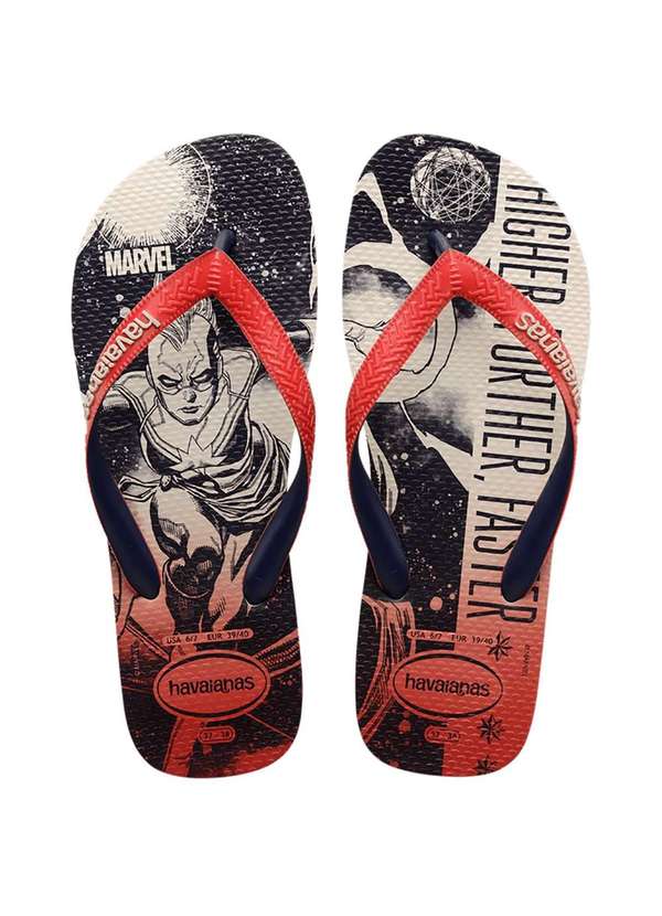 Havaianas - Chinelo Havaianas Top Marvel Series Vermelho