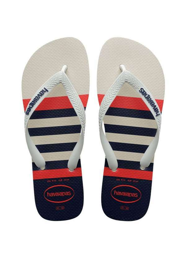 Havaianas - Chinelo Havaianas Top Nautical Branco
