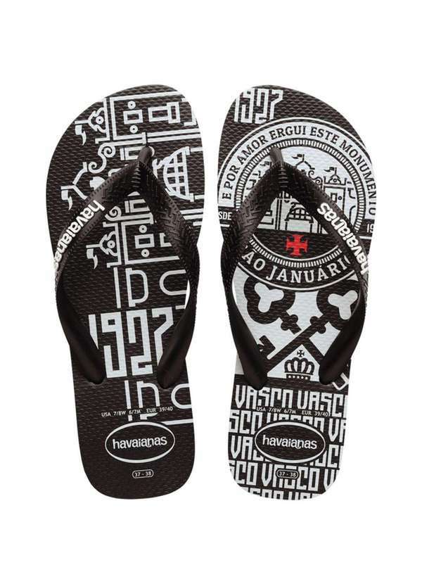 Havaianas - Chinelo Havaianas Top Times Vasco da Gama Preto