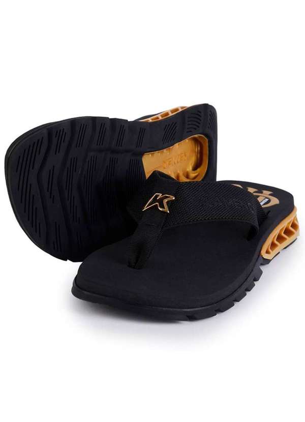 Kenner - Chinelo Kenner Flamengo Rakka Masculino Preto