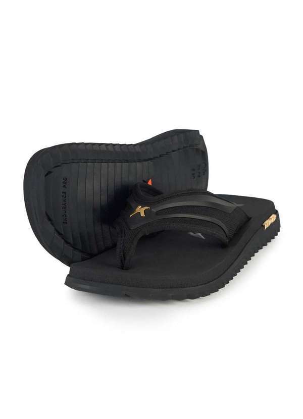 Kenner - Chinelo Kenner Kivah New Force Masculino - Preto Preto