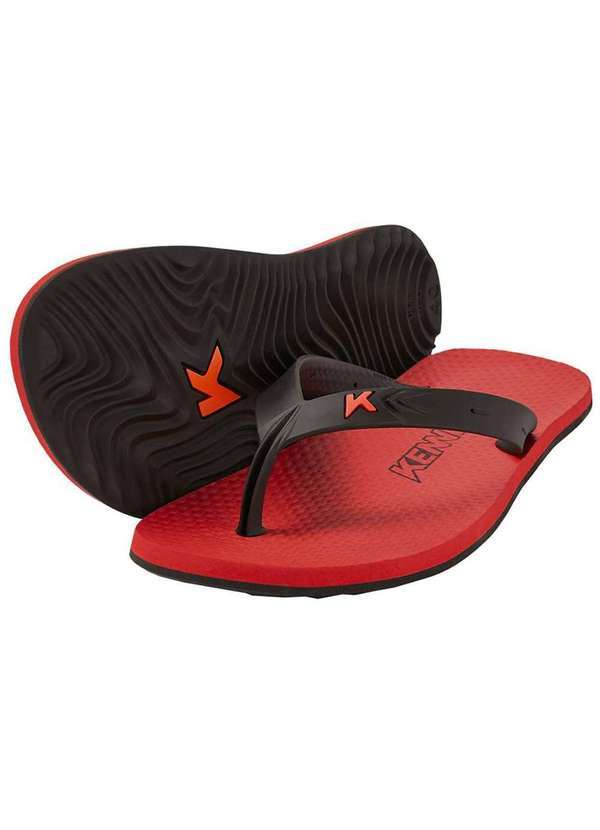 Kenner - Chinelo Kenner New Summer Masculino - Vermelho Vermelho