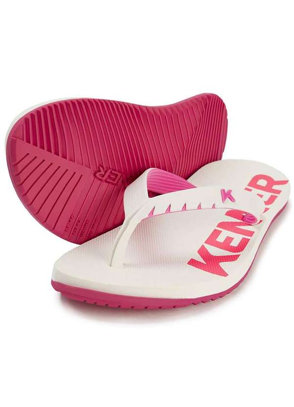 Kenner - Chinelo Kenner Red Masculino Branco