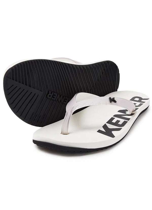 Kenner - Chinelo Kenner Red Masculino Branco