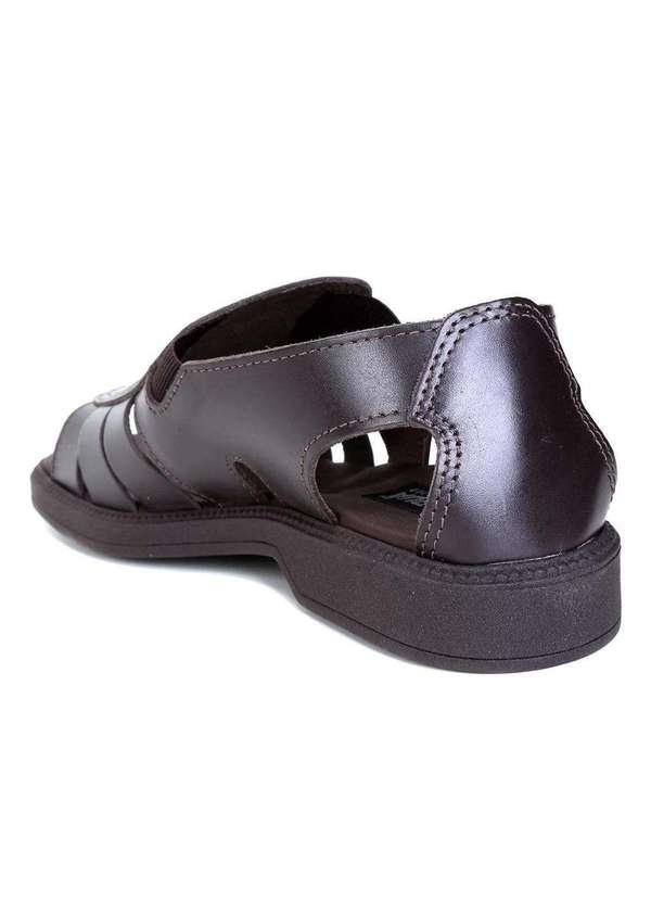 Itapua - Sandalia Couro Itapua Fechada Masculina Marrom 3