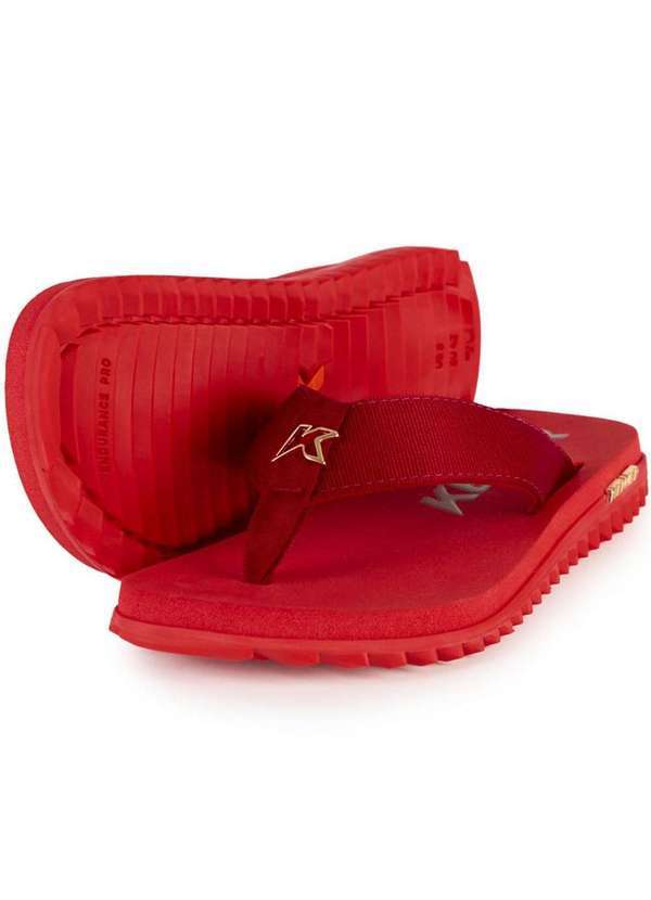 Kenner - Sandalia Kenner Kivah Masculina - Vermelha Vermelho