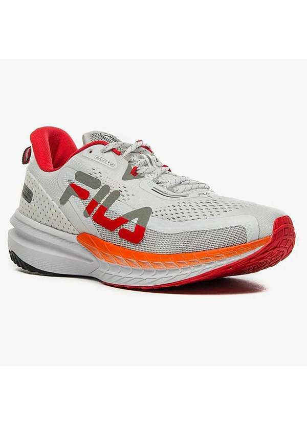 Fila - Tenis Fila Racer T2 Masculino - Branco e Vermelho Branco