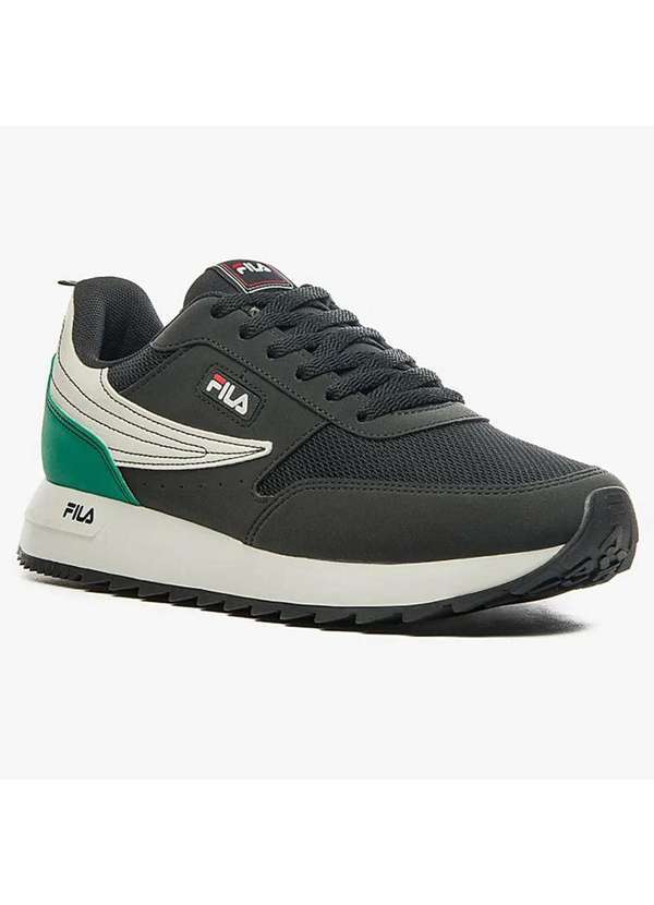 Fila - Tenis Fila Retro Flag Masculino Preto