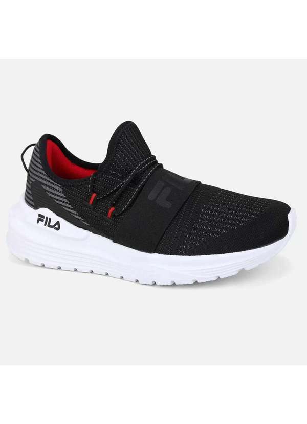 Fila - Tenis Fila Trend 3.0 Masculino - Preto e Vermelho Preto