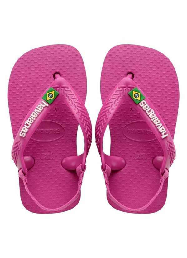Havaianas - Chinelo Havaianas Baby Brasil Logo Menina - Rosa Rosa
