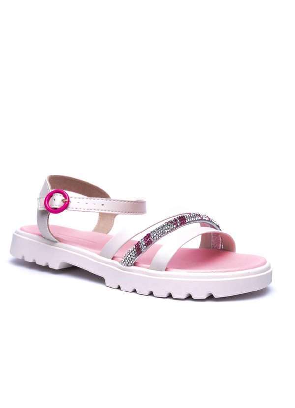Molekinha - Papete Infantil Molekinha Tira Brilho Menina Branco