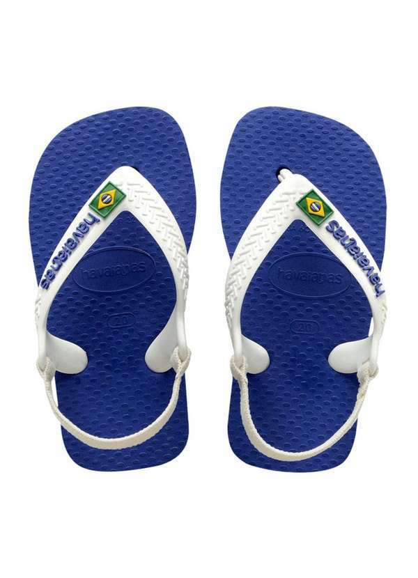 Havaianas - Chinelo Havaianas Baby Brasil Logo Menino Preto
