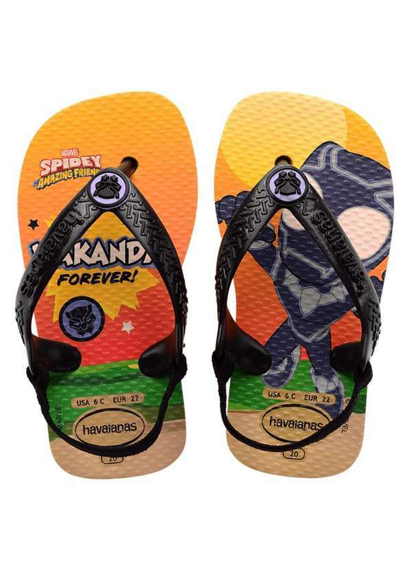 Havaianas - Chinelo Havaianas Infantil Baby Marvel - Amarelo Amarelo