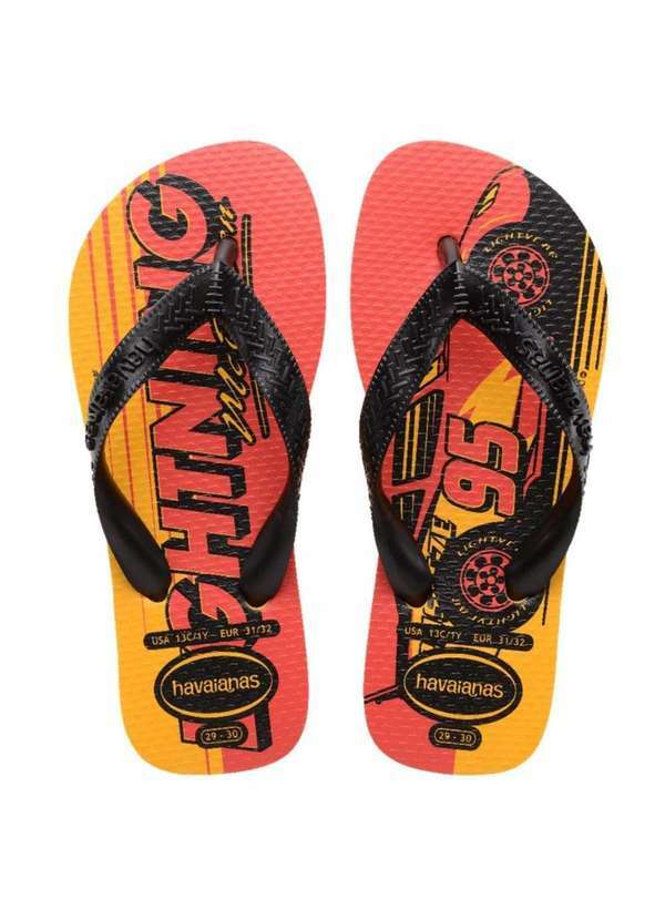Havaianas - Chinelo Infantil Havaianas Kids Cars Preto