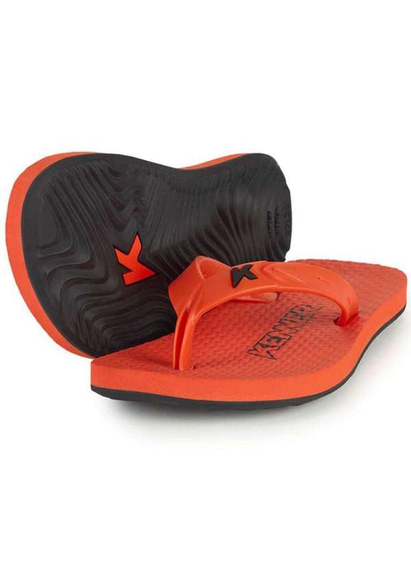 Kenner - Chinelo Infantil Kenner New Summer Kids Laranja