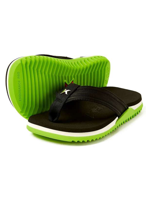 Kenner - Chinelo Infantil Kenner Nk6 Pro Kids Preto