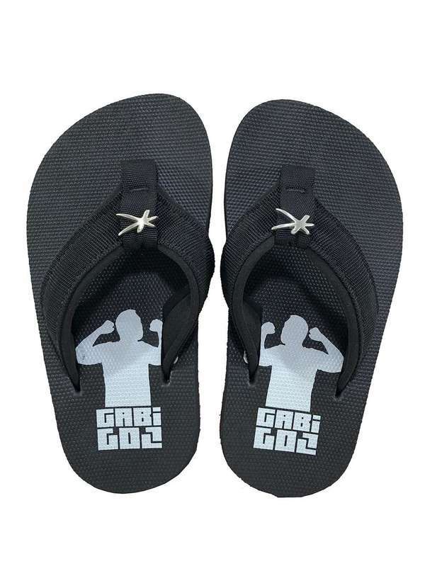 Kenner - Chinelo Infantil Kenner One Gabigol Preto
