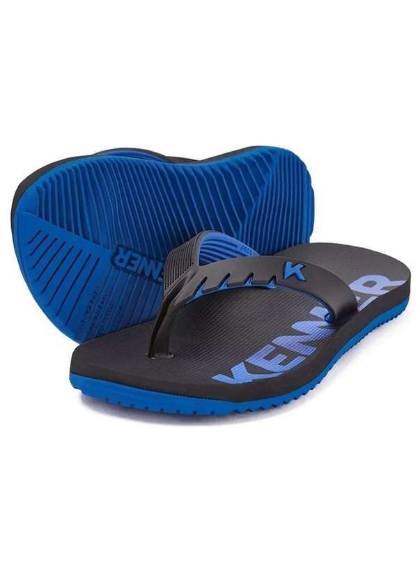 Kenner - Chinelo Infantil Kenner Red Kids Preto