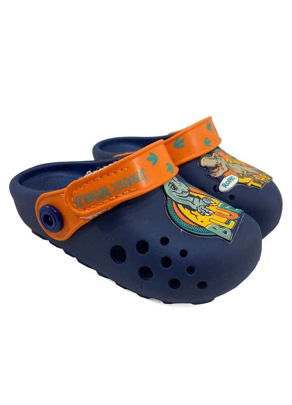 Grendene Kids - Babuche Infantil Jurassic Park Dino Azul 1