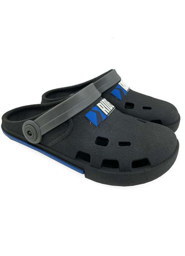 Rider - Babuche Infantil Rider Drip Menino - Preto e Cinza Preto