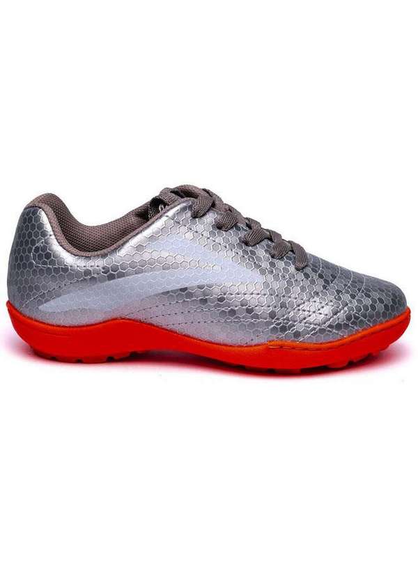 Molekinho - Chuteira Infantil Society Molekinho Prata 2