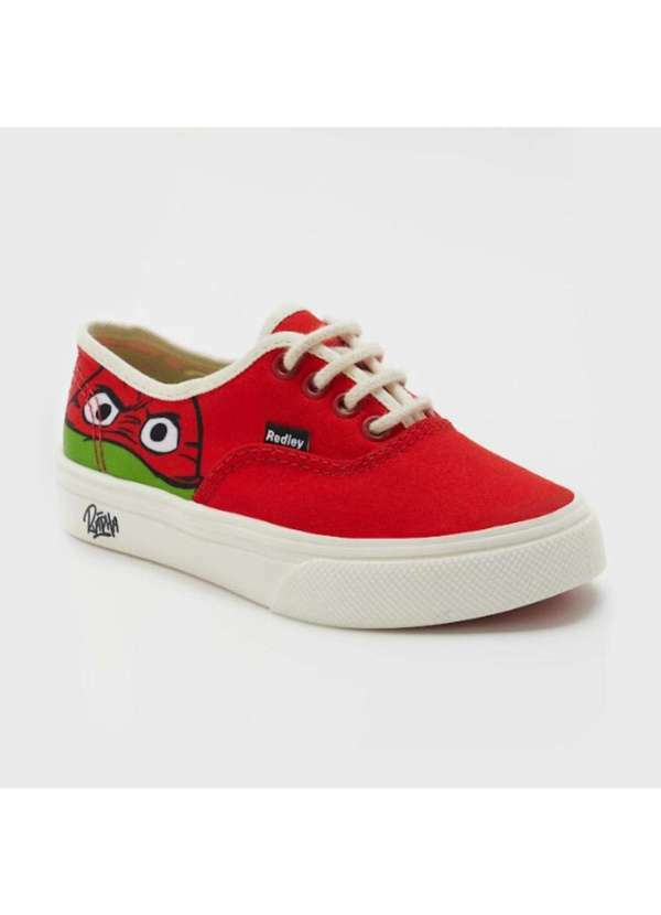 Redley - Tenis Redley Tartarugas Ninja Infantil Vermelho