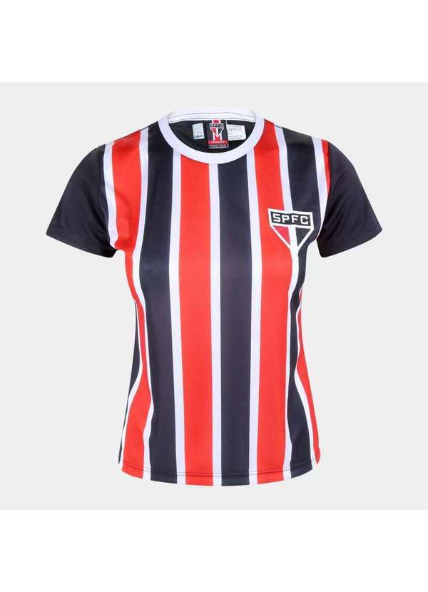 Braziline - Camisa Sao Paulo Change Feminina Preto
