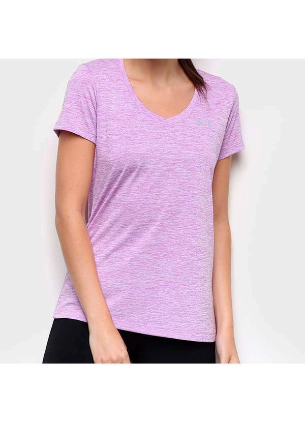 Under Armour - Camiseta Under Armour Tech Ssv-Twist Feminina Roxo