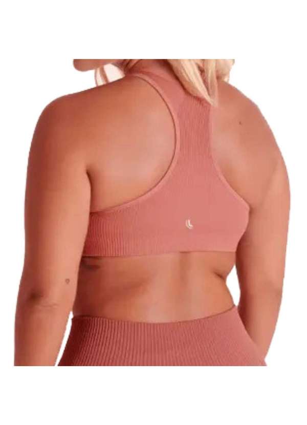 Lupo - Top Esportivo Lupo Challenge sem Bojo Marrom 2