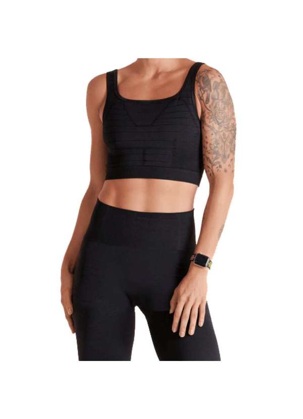 Lupo - Top Lupo Sport Shine Seamless Feminino Preto