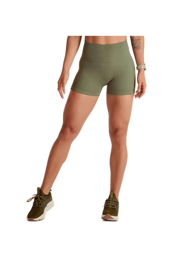 Lupo - Short Legging Lupo Canelado Seamless Verde