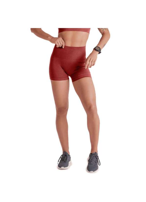Lupo - Short Legging Lupo Canelado Seamless Vermelho