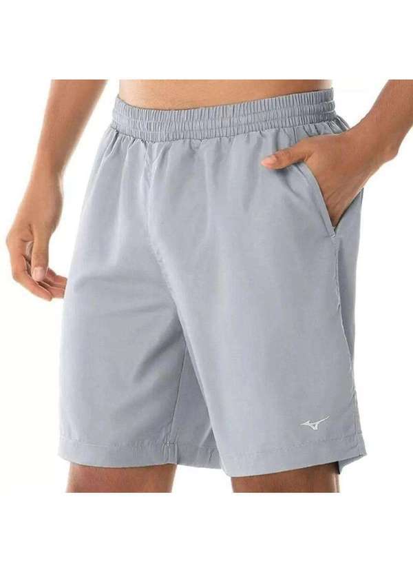 Mizuno - Bermuda Mizuno Basica Rip Stop Masculina Cinza