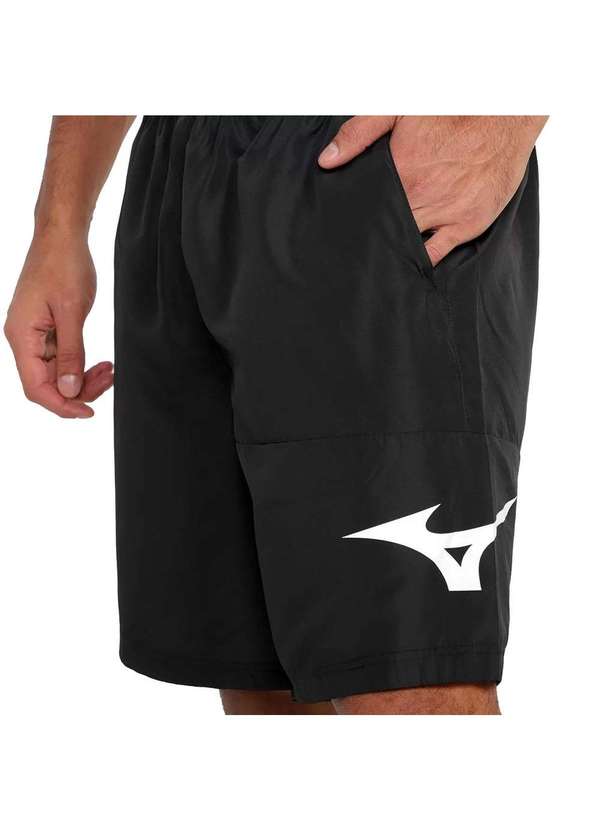 Mizuno - Bermuda Mizuno Run Bird Masculina Preto 3