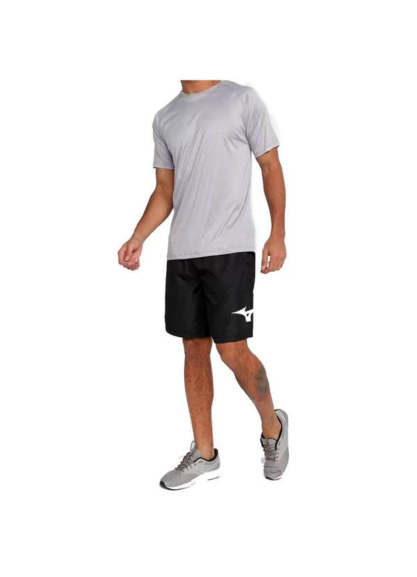 Mizuno - Bermuda Mizuno Run Bird Masculina Preto 4