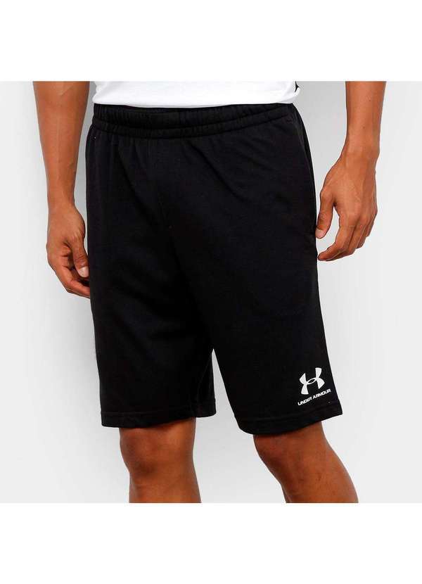 Under Armour - Bermuda Moletom Under Armour Masculina Preto