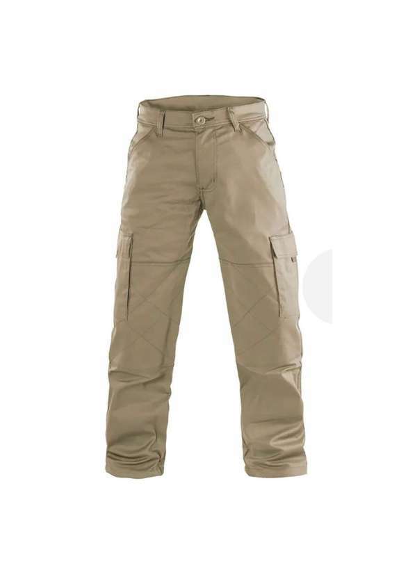 Fox Boy - Calca Fox Boy Rip Stop Tatica Reforcada 6 Bolsos Bege