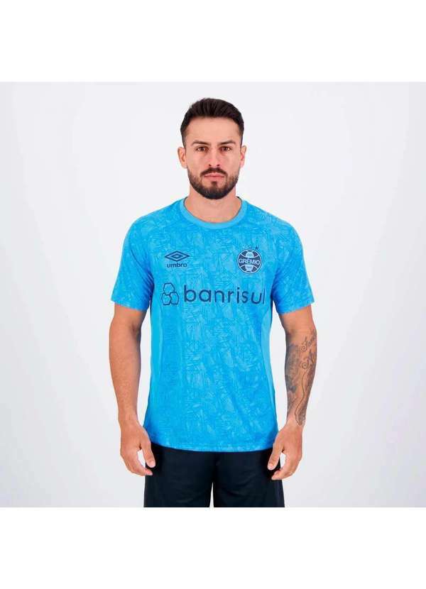 Umbro - Camisa Gremio 24/25 S/N Treino Umbro Masculina Azul